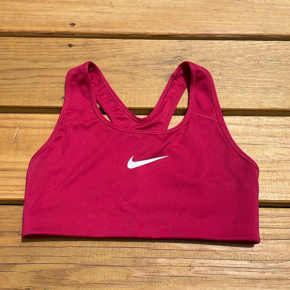Nike Red Dri-Fit Sports Bra Small